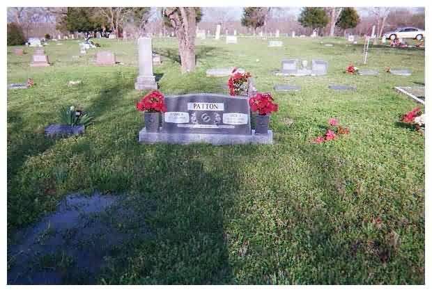 Patton gravestone