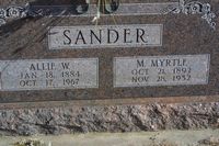 Allie and Myrtle Sander
