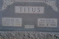 Delsie and Walter Titus