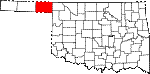 State map highlighting Beaver County