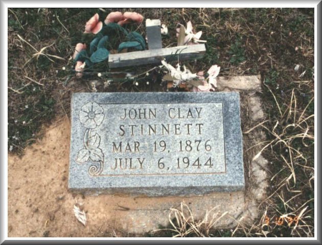 John Clay Stinnett gravestone
