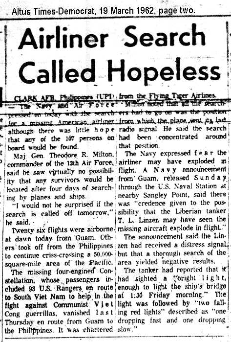 The Altus Times, 19 Mar 1962, page 2. 
