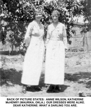 Annie Wilson , Katherine McHenry