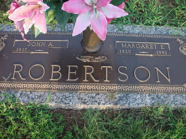 John & Margaret Robertson