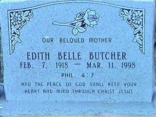 Edith Belle Butcher