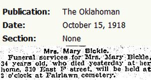 Mary Bickle