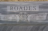 Olive and John P. Roades