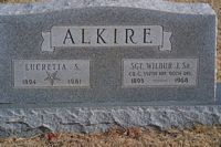 Lucretia and Wilbur Alkire