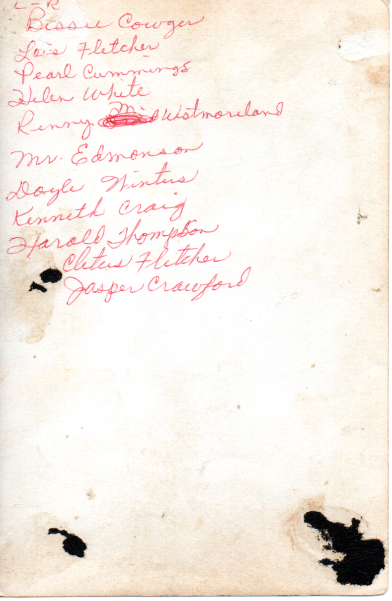 Wildcat school, 1940s, names