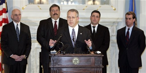 Lonnie Wright with Gov. Brad Henry c2006