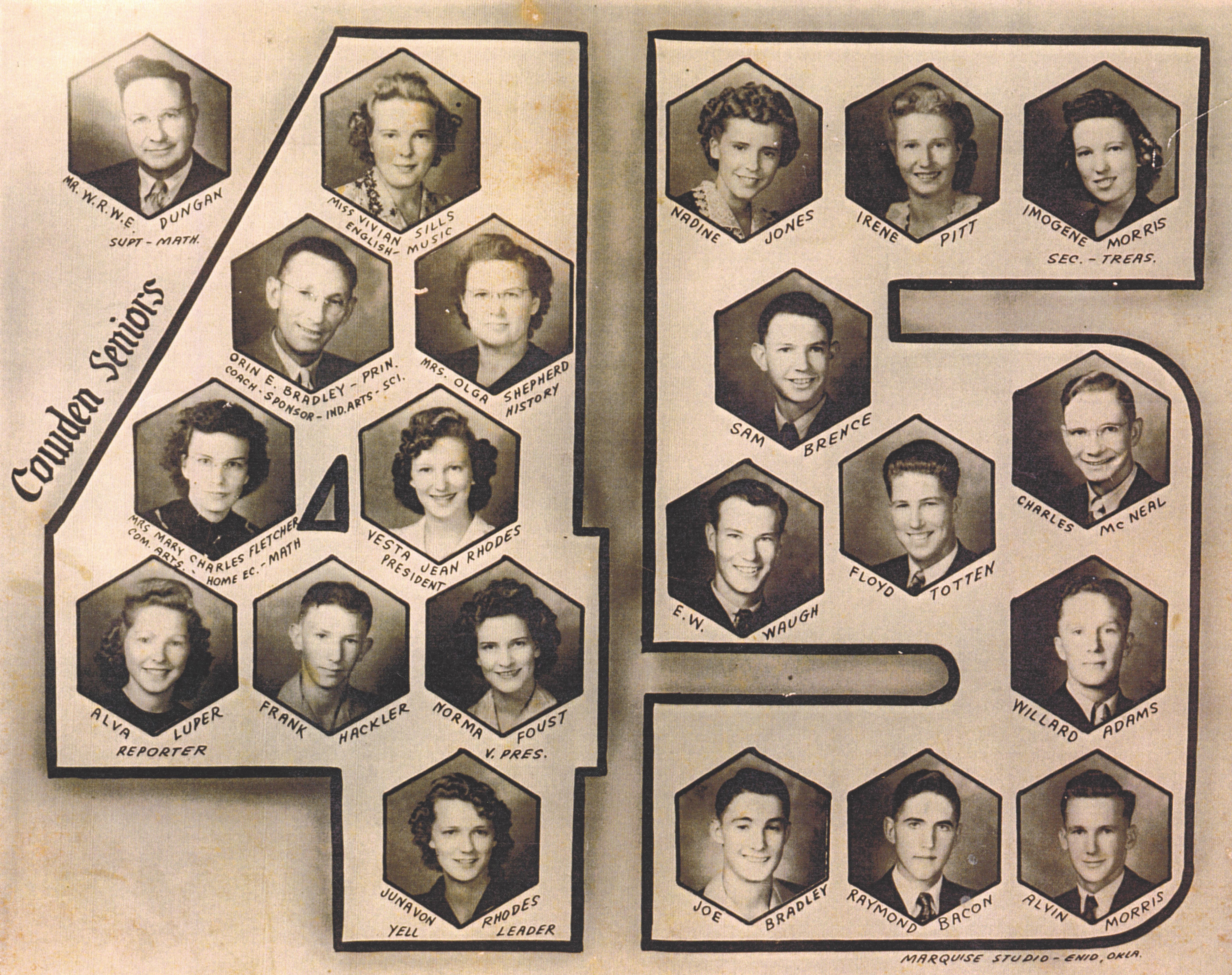 Cowden (Okla) Class of 1945
