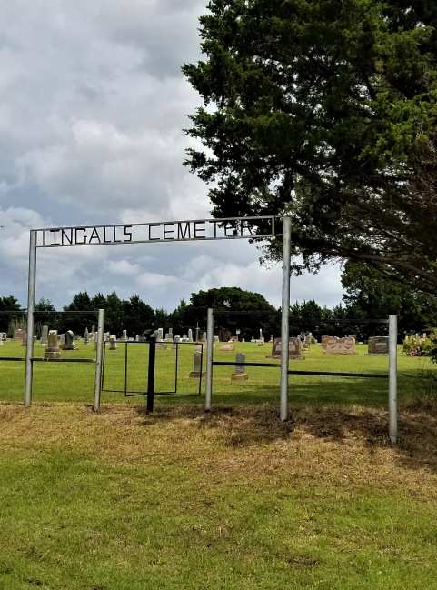 Ingalls Cemetery entrance
