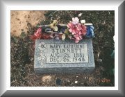 Mary Katherine Stinnett gravestone