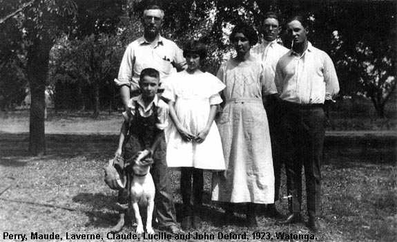Perry Deford family 1923, Watonga, Oklahoma