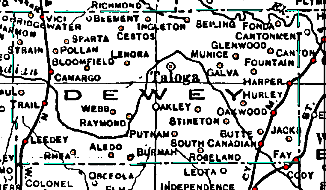 Dewey County 1915