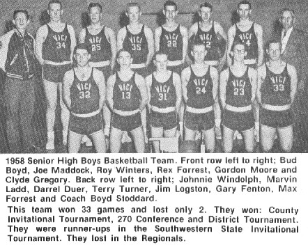 Vici 1958 Boys Basketball