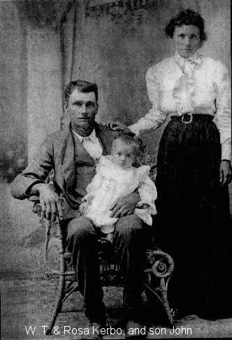 W. T. & Rosa Kerbo & son John