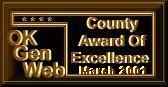 march 2001 award of excellence