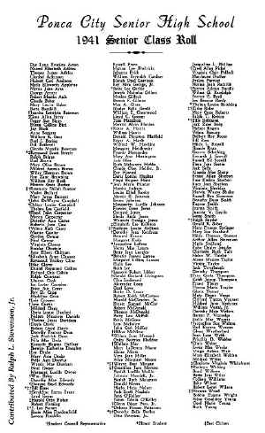 Ponca City Senior High School 1941