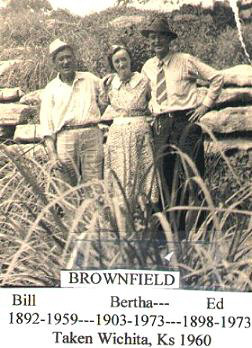 Bill, Bertha, Ed Brownfield