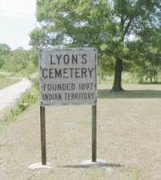 Lyons Cemetary Gate, Pottawatomie County, Oklahoma