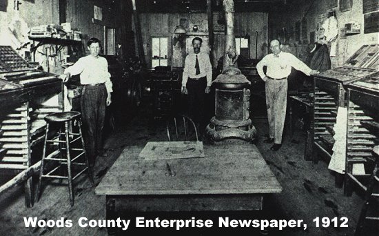 Enterprise Newspaper Office in 1912 