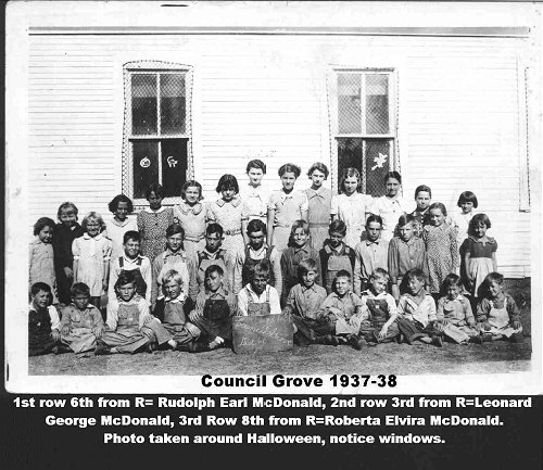 Council Grove Class of 1937-38