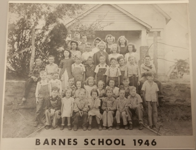 Barnes school in Cass, Oklahoma (Oklahoma county) 1946